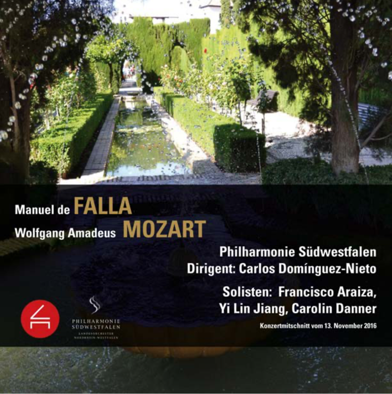 "Noches en los jardines de España"
Philharmonie Südwestfalen
